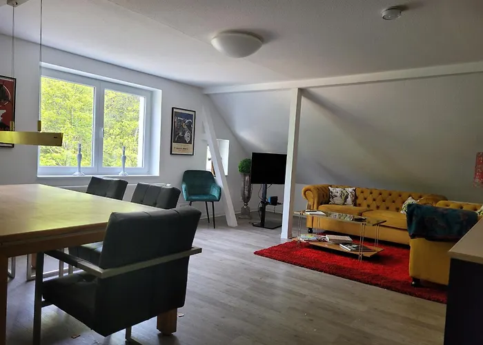 公寓 Eulennest,parkplatz,waeschepaket,reinigung Inklusive